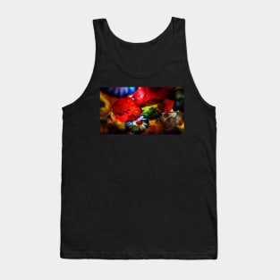 Abstract Flowers Tank Top